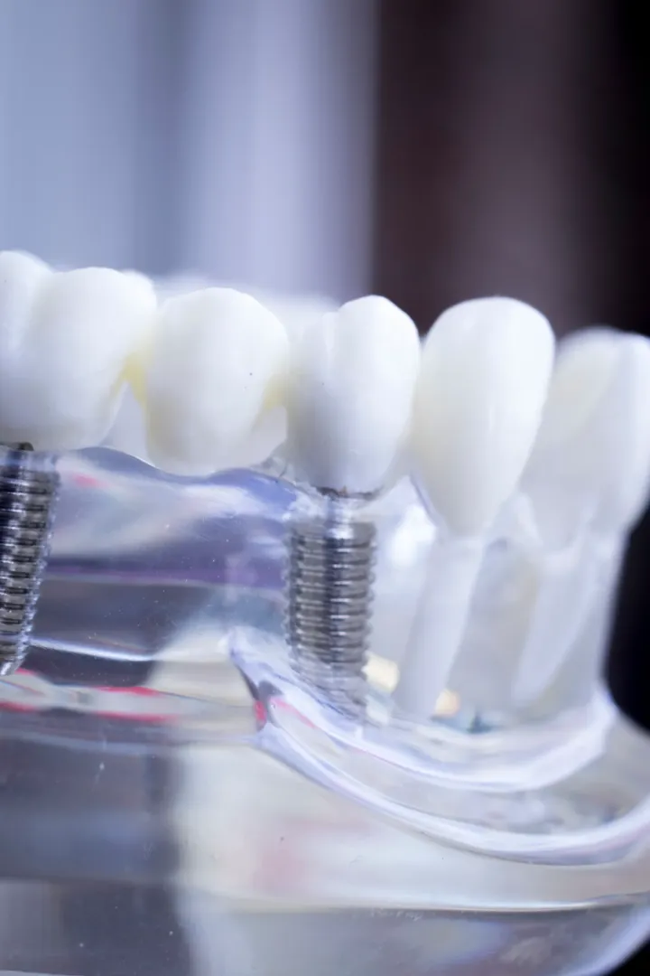 Mujer en una clínica dental